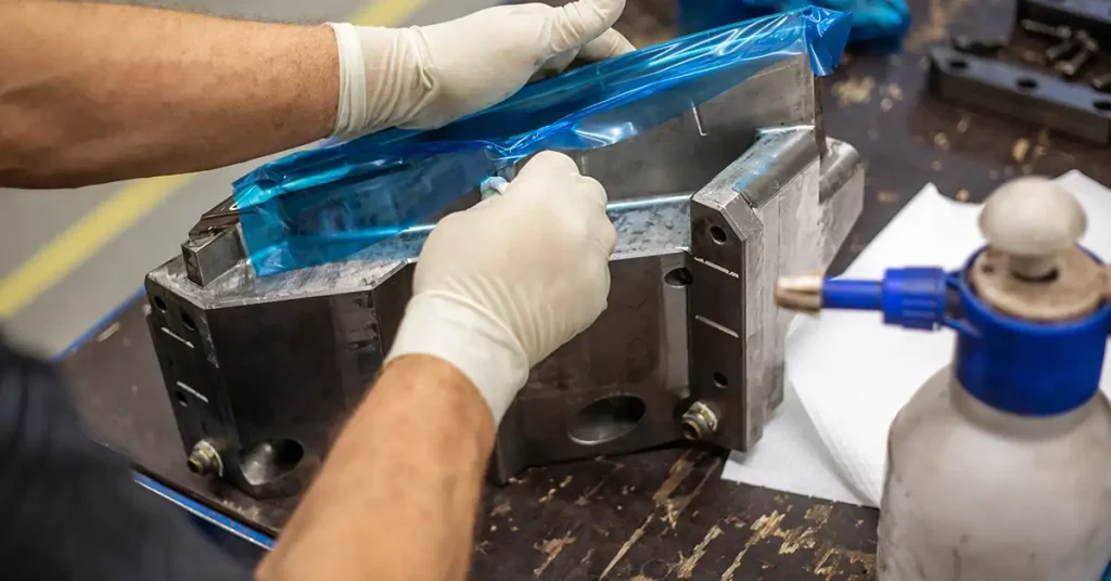 laser cleaning plastic injection molds