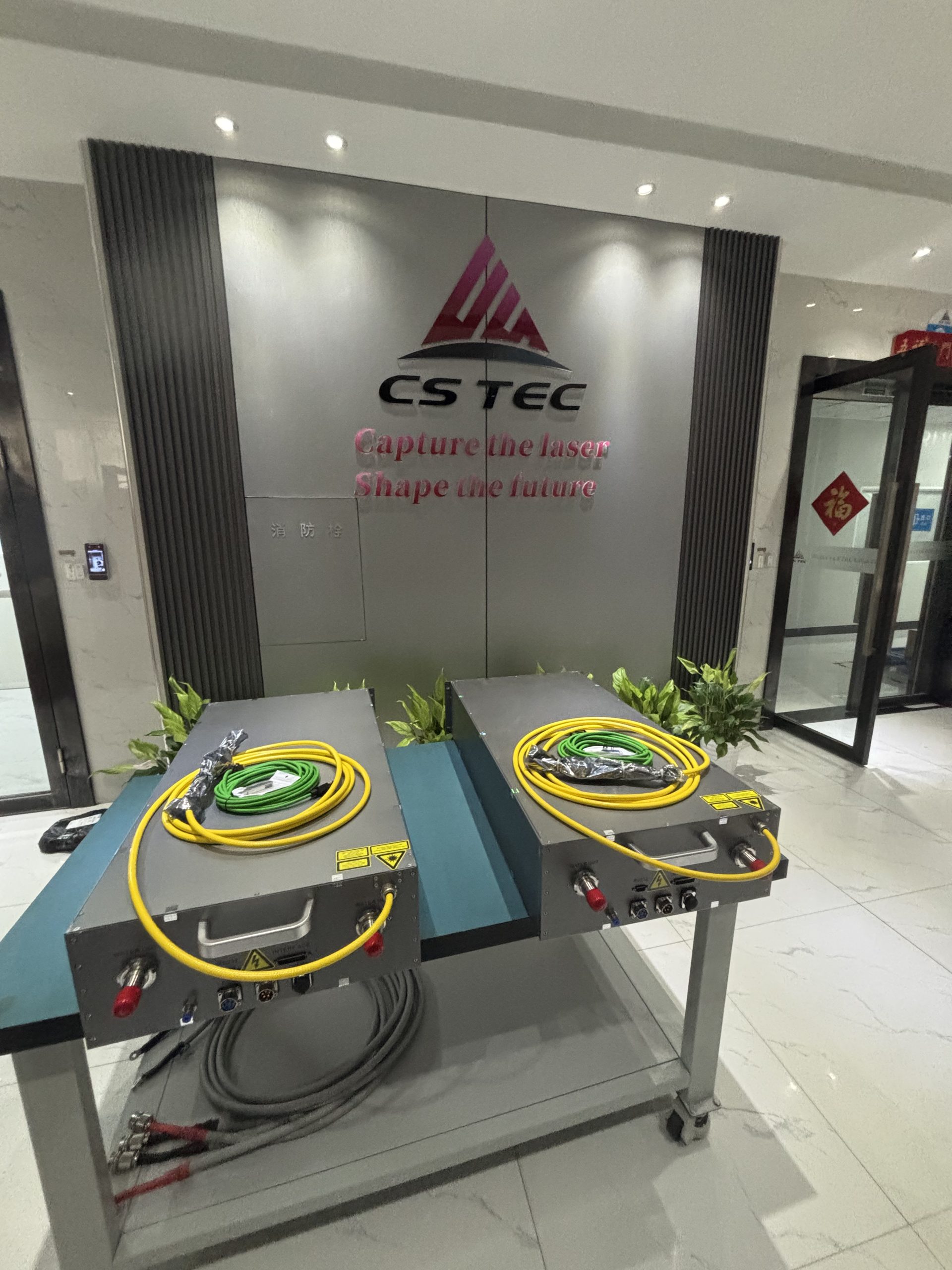 Single Mode Water-Cooled Laser System Ready for Shipment