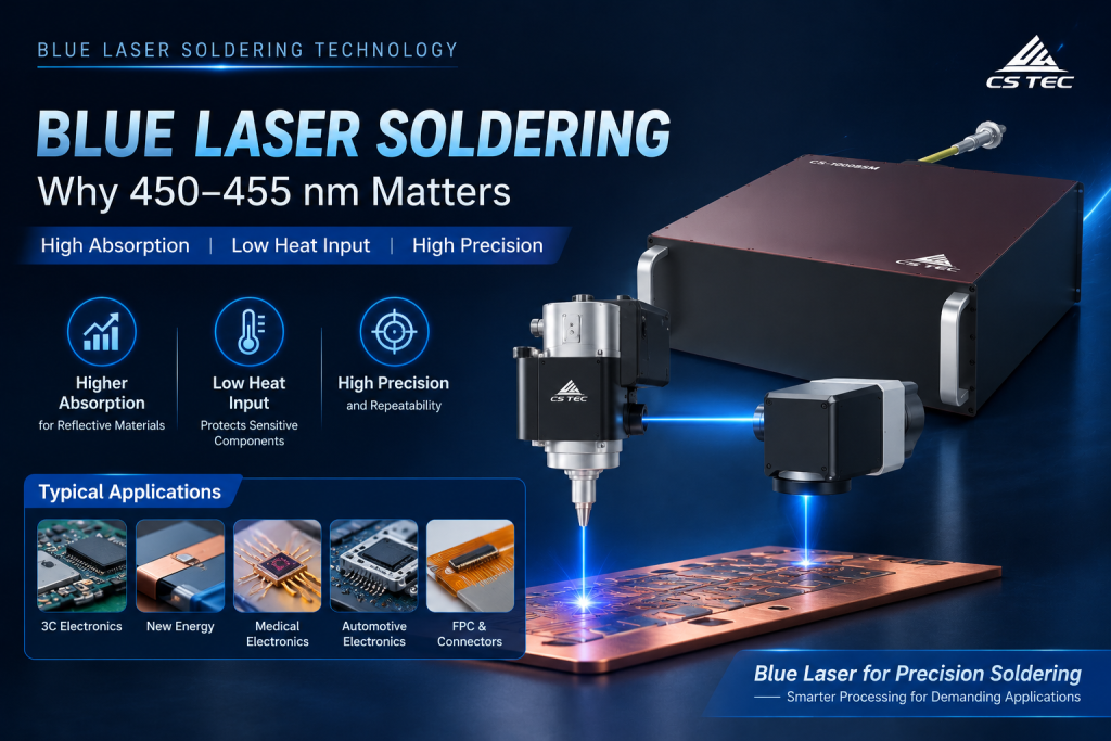 Blue Laser Soldering: Advantages, Applications, and the Role of Blue Laser Welding Heads and Galvanometers
