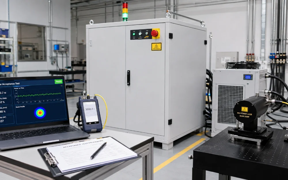 Fiber Laser Source Acceptance Testing